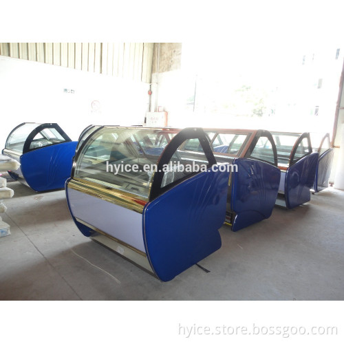 The low temperature ice cream display cabinets